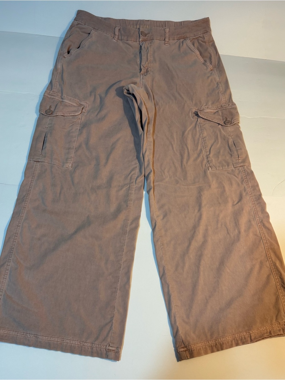 AE Dreamy Drape Cargo Wide Leg Trousers Antique Rose 12 - Picture 3 of 11